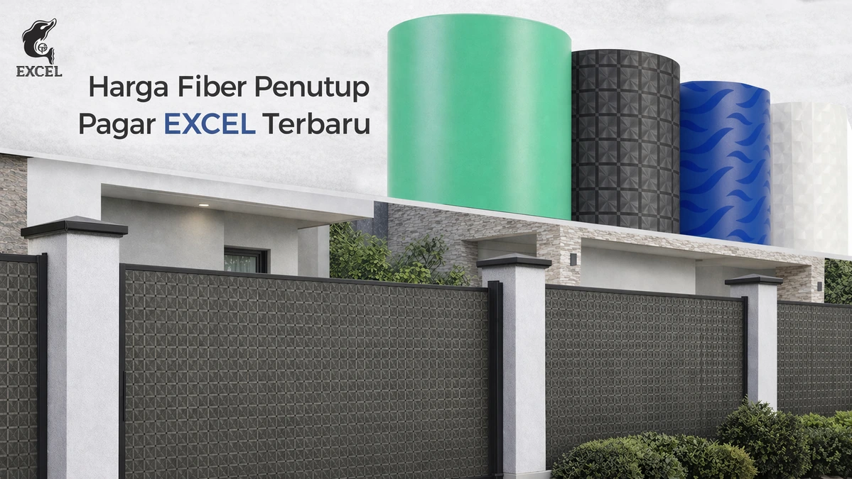 Daftar Harga Fiber Penutup Pagar Terbaru